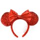thumbnail image 1 of Diadema con orejas de Disney, lazos grandes, auriculares de lentejuelas, diadema de Mickey Minnie para regalos de Cosplay para FestivalCN Gao Jinjia LED, 1 of 2