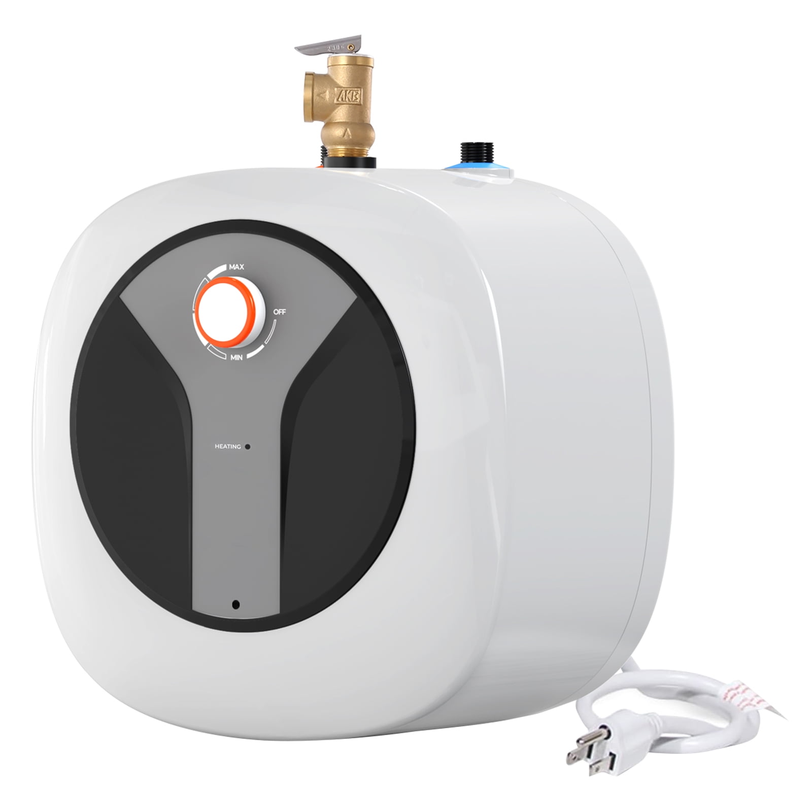 KFFKFF 2.5 Gallon Small Compact Electric Water Heater Shower Upgrade