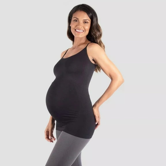 Belly Support Seamless Maternity Camisole - Isabel Maternity by Ingrid & Isabel™ Black M/L