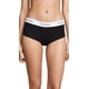 thumbnail image 1 of Pantalón corto Panty Calvin Klein de algodón moderno para mujer, color negro, 1 of 5