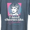 thumbnail image 3 of Golden Girls - I Need Cheesecake - Women's Short Sleeve Graphic T-Shirt, 3 of 5