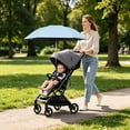 thumbnail image 6 of Stroller Sun Umbrella, UPF50+ Clip on Baby Parasol with 360° Adjustable Clamp, Universal Shade for Wagons, Camping Carts, Tricycles, and Pushchairs, 6 of 7
