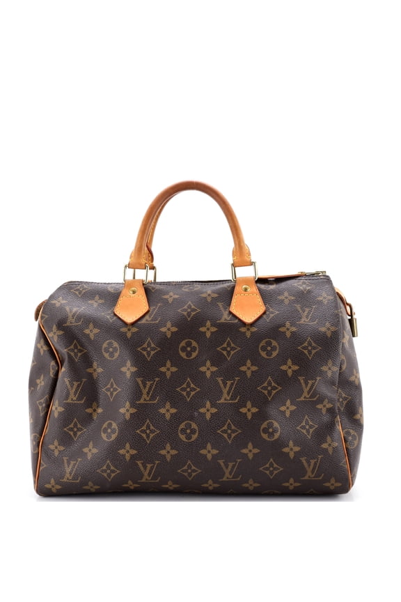 Pre-Owned Speedy Handbag Monogram Canvas 30 By Rebag