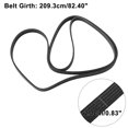 thumbnail image 3 of Unique Bargains Car Engine Multi V-Ribbed Serpentine Drive Belt No.31110R1AA01 for Honda Civic 2012-2015 Black, 3 of 6