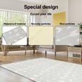 thumbnail image 4 of Baby Dining Chair Mat Waterproof Polyester High Chair Feeding Mat Nonslip High Chair Floor Mat Large Baby Splat Mat Practical Baby Spill Mat Portable Highchair Splat Mat for Home, 4 of 10
