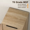 thumbnail image 6 of Marcree 2 Drawer File Cabinet, Wood Small Filing Cabinets with Hanging Bars for Letter Size, Wooden Vertical File Cabinets for Home Office, Oak, 6 of 10