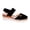 Black, variant on Women's Espadrille Wedge Sandals Platform Closed Toe Sandals Comfortable Slingback Casual Walking Summer Shoes