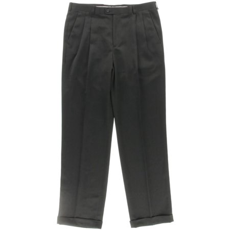 UPC 611318347994 product image for Perry Ellis Mens Classic Fit Cuffed Dress Pants | upcitemdb.com