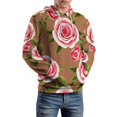 thumbnail image 5 of Pink Rose Pattern(3) Men's Women New Sweatshirt Hoodie Men's Plus Size Sweatshirt Hooded Sweatshirt 3d Printed Street Men's Cloth, 5 of 6