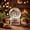 Green GN, variant on AuroraX Christmas Snow Globe Ornament Light Up Snow Globe Decoration Desktop Resin Holiday Glass Christmas Home Tabletop Decoration Black