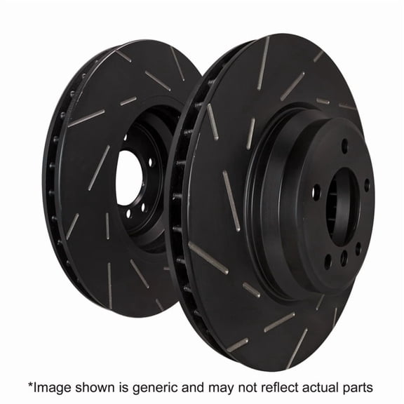 EBC Brakes USR Fine Slotted Rotors (Pair) Fits select: 2007-2010 BMW 328, 2006 BMW 325