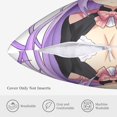 thumbnail image 5 of ZICANCN Moe Anime Character Girl Decorative Throw Pillow Covers, Bed Couch Sofa Decorative Knit Pillow Covers for Living Room Farmhouse, 12"x12", 5 of 8
