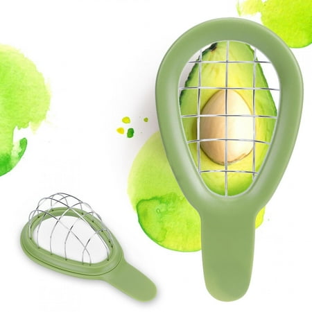 

EZSPTO Avocado Corer Stainless Steel Avocado Divider Fruit Pulp Separator Splitter Cutter Kitchen Tool Avocado Splitter