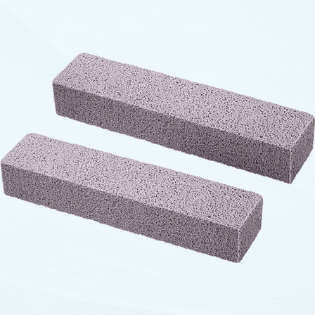 Pumice Sticks Pumice Scouring Pad for Cleaning, Grey Pumice Stick Cleaner for Removing Toilet Bowl Ring, Bath, Household, Kitchen, Spa, Pool, Household Cleaning, 5.9 x 1.4 x 0.9 Inch (2 Packs)