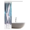 thumbnail image 2 of ABPHQTO Juego de cortinas de ducha decorativas para niñas y niños, unicornio blanco, Animal, caballo sobre las nubes en el cielo, cortina de ducha para baño, 120x180 cm, 2 of 2