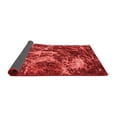 thumbnail image 2 of Ahgly Company Indoor Round Abstract Red Modern Area Rugs, 4' Round, 2 of 4