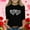 Black, variant on White Girls Casual Shirt - Double Heart Print 3/4 Sleeve Crewneck Cold Shoulder Relaxed Fit Polyester Spandex Top for Girls Ages 4-12,Size 12-13T