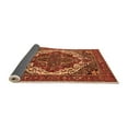 thumbnail image 2 of Ahgly Company Indoor Round Oriental Orange Industrial Area Rugs, 5' Round, 2 of 4