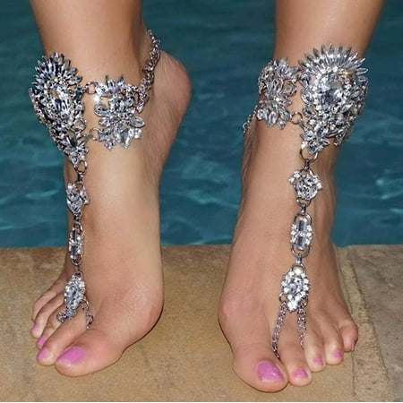 

CRYSTAL STAIRS FOOTLESS SANDALS