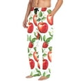 thumbnail image 2 of FORMRS Mens Pajama Pants with Pockets Sleepwear Lounge Bottoms Sizes S-2XL, Apple Pattern, 2 of 7