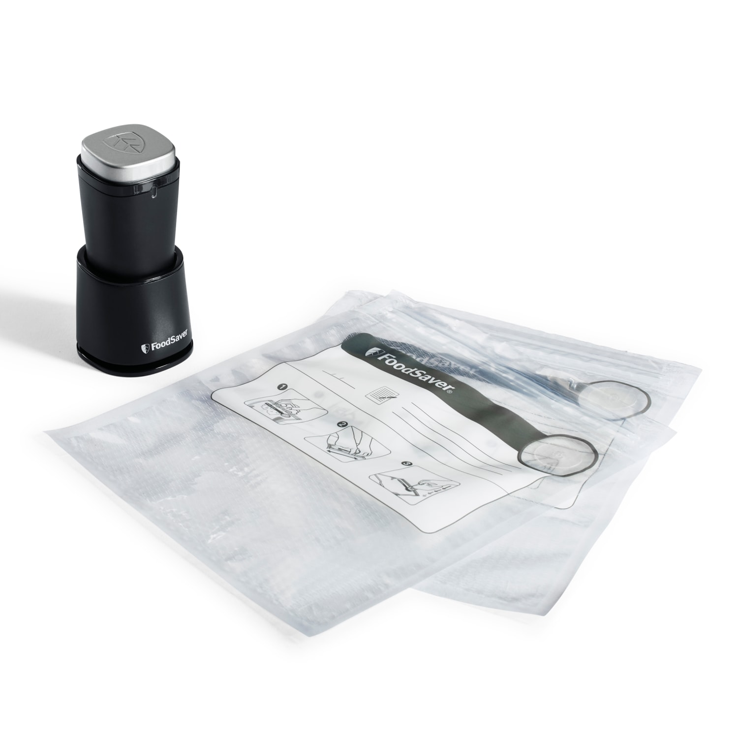 FoodSaver V1100 Cordless Handheld Vacuum Sealer, Black photo 3