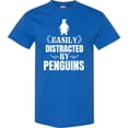 thumbnail image 3 of Inktastic Easily Distracted by Penguins T-Shirt, 3 of 5