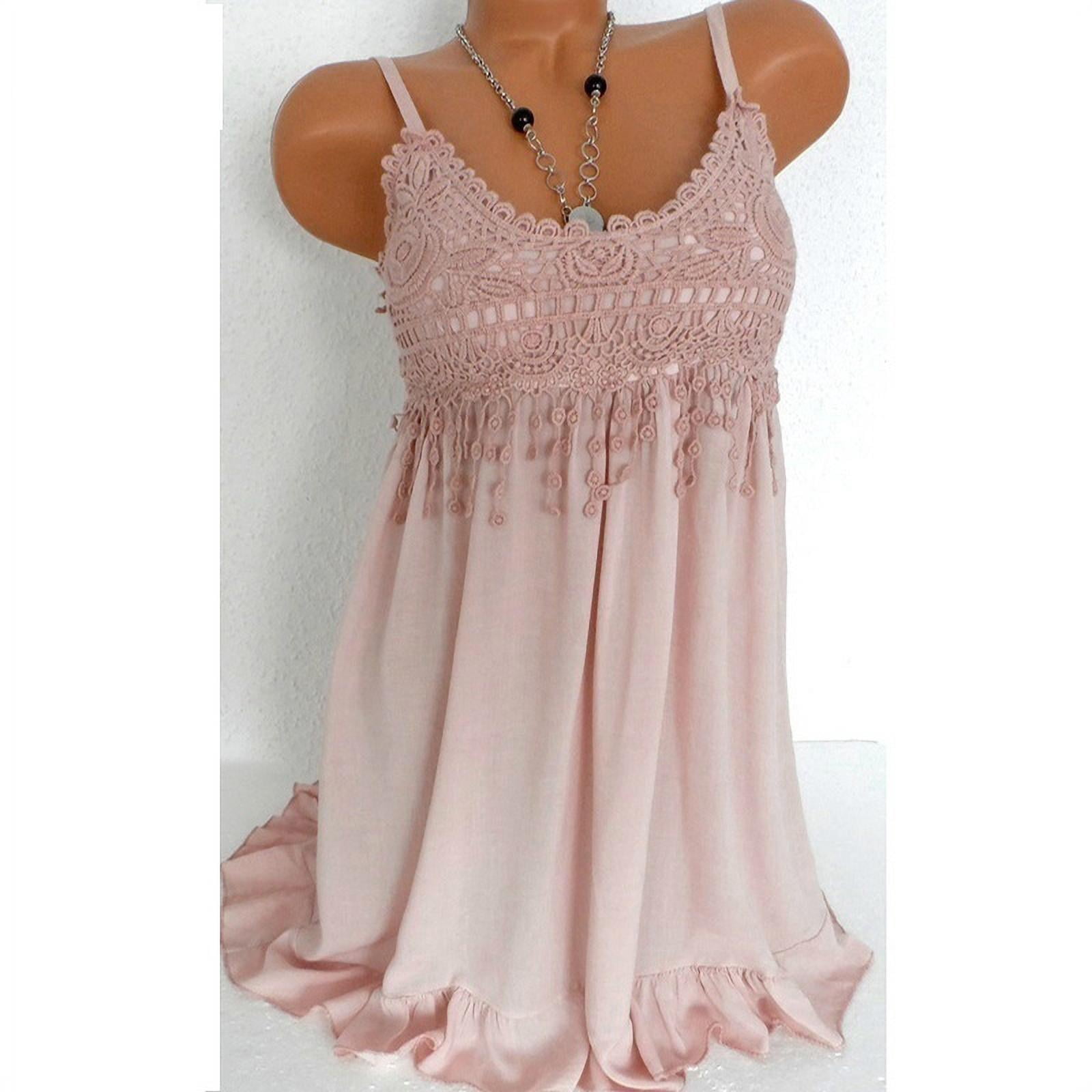 Women Sexy Sleeveless Lace Babydoll 