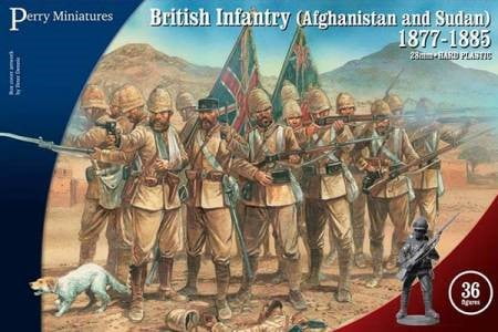 BRITISH INFANTRY AFGHANISTAN & SUDAN 1877-1885 PERRY MINIATURES SENT 1ST CLASS 
