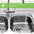 thumbnail image 4 of 2pcs Stainless Steel Kitchen Sink Strainer Basket Sink Drain Strainer Kitchen Tools and Gadgets Sink Strainer, 4 of 5
