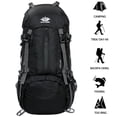 thumbnail image 2 of Mochila Esup para Camping y Senderismo 50L con Cubierta para Lluvia para Hombre Negra, 2 of 7