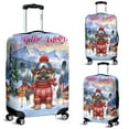thumbnail image 2 of Hello Welcome Winter The Ski Brussels Griffon Snowy Day Travel Luggage Cover Griff Dog Lover Suitcase Dust Protective Decor - 13013, 2 of 5