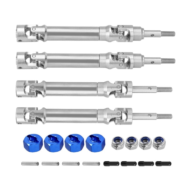 Reemplazo universal del eje de transmisión delantero y trasero, eje de transmisión CVD de metal resistente para accesorio de coche 4x4 2WD 1/10 RC