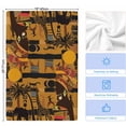 thumbnail image 5 of Black African Women Kitchen Towels Set of 4, Boho Brown Elephant Giraffe Ethnic Soft Microfiber Dish Towels, Absorbent Quick-Dry Washable Dishcloths for Kitchen Cleaning, Drying Dishes, 18x28 Inches, 5 of 9