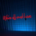 thumbnail image 2 of Handmadetneonsign We're All Mad Here Neon Sign, We're All Mad Here Led Sign, We're All Mad Here Led Light, Custom Text Neon Light Room Wall Decor, Best Gift, Wall Décor, 2 of 4