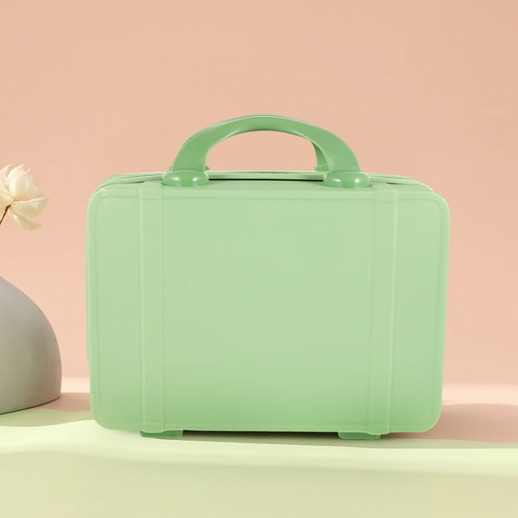 FRCOLOR  Hard Travel Case Make up Traveling Makeup Toiletry Miss Short Distance Green