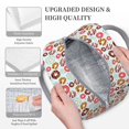 thumbnail image 3 of Balery Colorful Donuts Bolsa de Almuerzo para Mujeres, Caja de Almuerzo, Bolsa de Almuerzo Pequeña Impermeable, Tote de Almuerzo Reutilizable con Gran Capacidad, 3 of 6