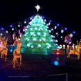 thumbnail image 4 of Decoración navideña gigante para vacaciones americanas, iluminación exterior, árbol de Navidad para calle, faroles de seda, marco de acero, 4 of 4