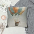 thumbnail image 2 of Orinice Balloons Graphic Decorative Throw Pillow Cover for Home Couch Living Room Bed Sofa, High-Quality, All Year Round Use for Car Couch Bedroom, 1PC 18x18in, 2 of 5