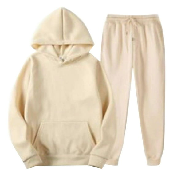 Trendy Women's Trousers Suit Casual Long Sleeve Hooded Coat and Pants Set for Everyday Comfort and Style