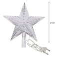 thumbnail image 6 of Mosey Christmas Tree Topper Star with LED Light Creative Shape Plug-Play IP65 Waterproof Glowing Five-Pointed Star Xmas Tree Ornament, 6 of 8
