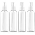 thumbnail image 1 of 4 botellas vacías, botellas vacías de 100ml, pulverizador de viaje fino, botellas de plástico transparente, envases de líquidos para viajes cosméticos ER, 1 of 5