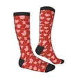 thumbnail image 3 of Fotbe Rose Flowers print Women's Men's Novelty Crew Socks Cotton Socks Knee High Socks for Walking,Running,Nurses,Pregnancy, 3 of 8