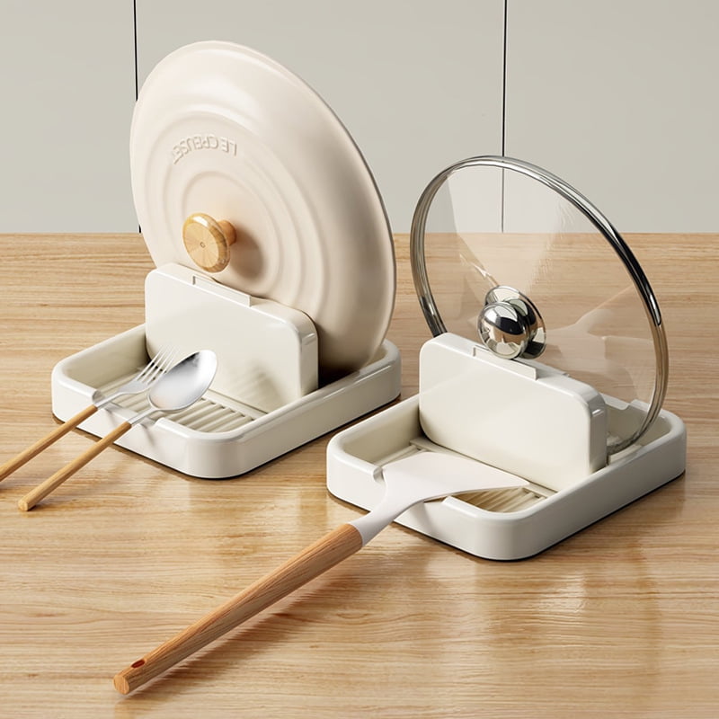 2 Pack spoon rest for stove top kitchen spoon holder spoon rest with