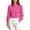 Hot Pink, variant on Blouses for Women Dressy Casual Elegant Ruffle Long Sleeve Shirts for Women Loose Fit Soft Versatile Fashion Tops for Women Office Work Daily Wear White M