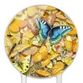 thumbnail image 3 of Acrylic Be Unique Blue Gold Butterflies Cake Topper Party Decoration for Wedding Anniversary Birthday Graduation, 3 of 7