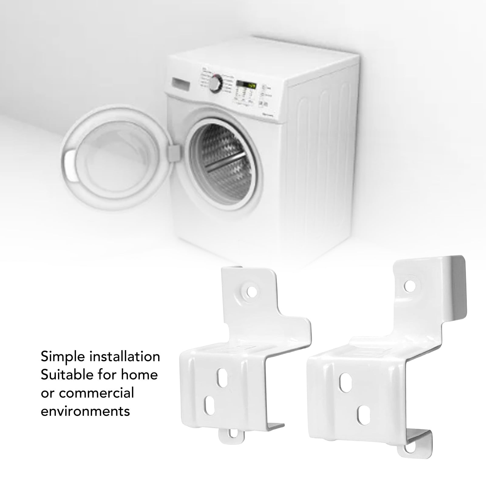 Washer Dryer Stacking Kit, Rust Space Saving Universal Fit Stacking Kit For Washer And Dryer Stable Support Easy To Install For Home