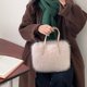 thumbnail image 4 of Mini Bolso Mano Mujer Piel Sintética Correa Ajustable Color Sólido, 4 of 9