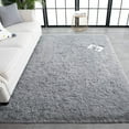 thumbnail image 2 of Homore Cute Fluffy Carpet Soft Washable Area Rugs for Bedroom/ Living Room Decoration, 5' x 8' , Gray, 2 of 7