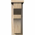 thumbnail image 2 of 5 1/2"W x 12"D x 16"H Monterey Smooth Corbel w/Backplate, Douglas Fir, 2 of 9