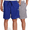 Sleet/Dazzling Blue, variant on Reebok Boy's Athletic 2-Pack Mesh Short, Sizes 4-18